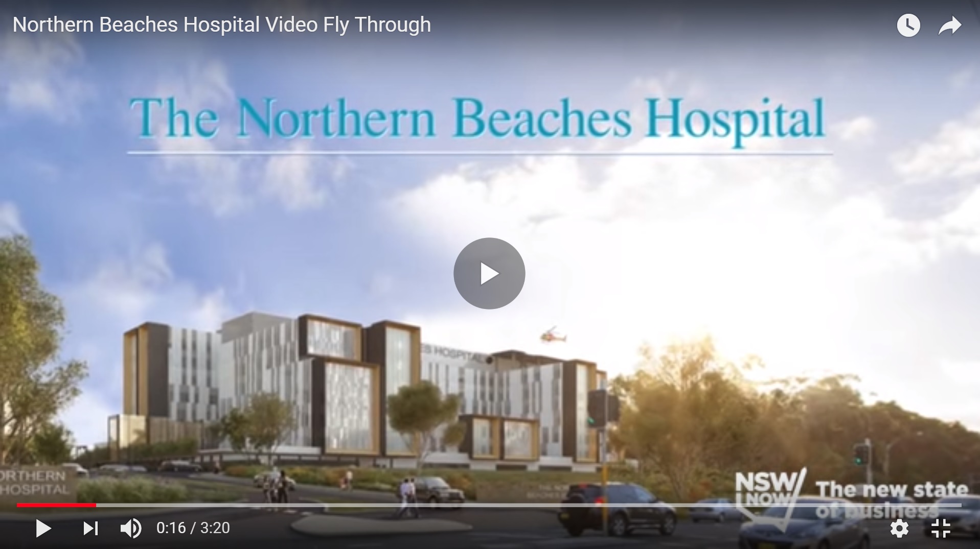 Northern Beaches Hospital Flythrough